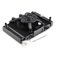 Radiateur à eau avec ventilateur pour ATV, buggy de plage, moto tout-terrain, karting – Fourniture directe usine