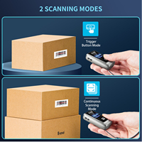 Eyoyo 028L Bluetooth 1D Laser lecteur de codes à barres balayage filaire sans fil BT 2.4G 3 en 1 prix vérificateur lecteur de codes à barres avec affichage