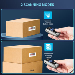 Eyoyo Máy Đọc Mã Vạch Laser 1D Bluetooth 028L Máy Quét Mã Vạch Có Dây Không Dây BT 2.4G <span class=keywords><strong>3</strong></span> Trong 1 Máy Quét Mã Vạch Có Màn Hình Hiển Thị - Product Image 4