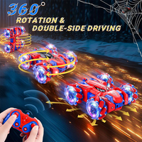 2.4G 6 canaux bras oscillant pulvérisation télécommande araignée 4WD dérive cascadeur voiture avec câble USB Scooter jouet