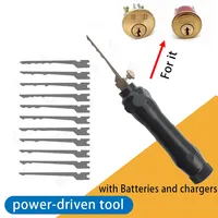 Kit d'outils de crochetage de serrures pour électriciens et serruriers, pour serrures à crochet électrique, résistant aux intempéries extrêmes