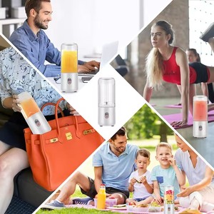 Licuadora Portátil Recargable de 400 ml, Mini Licuadora USB con 6 Cuchillas, para Smoothies y Frutas, Inalámbrica, para el Hogar - Product Image 3