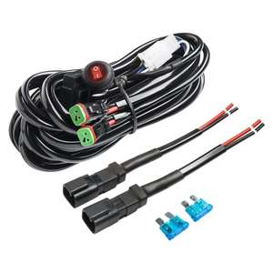 Pronto per spedire il cablaggio doppio resistente dell'uscita 2-Pin fuori strada di illuminazione dell'automobile con il relè ed il commutatore 14AWG 3.5M - Product Image 4