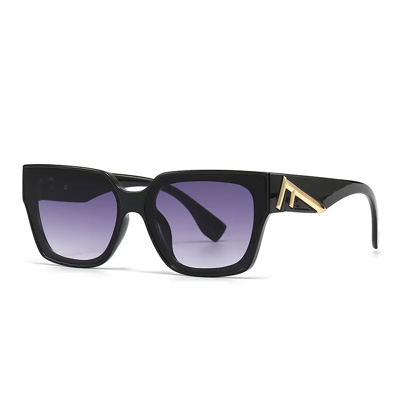 Caliente clásico retro cuadrado gafas de sol para las señoras UV400 lujo lunette DE SOLEIL moda ins tendencia anteojos