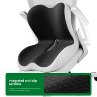 Coussin de siège orthopédique Miandao pour le soutien lombaire, soulagement des douleurs du coccyx, mousse à mémoire de forme ergonomique pour les longues sessions assises