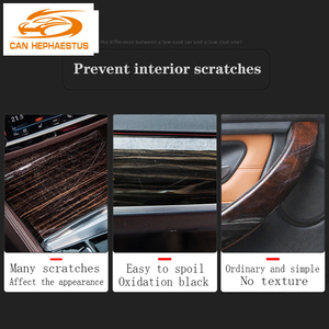 Untuk Audi Q7 Q8 2019 2020 Konsol Tengah Interior Mobil Transparan TPU Film Pelindung Anti Gores Perbaikan Aksesori Film Reparasi - Product Image 4