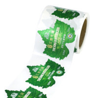 Etiquetas Autoadhesivas en Rollo de PET Brillante, Impermeables, Impresas Personalizadas al por Mayor, para Envasado de Botellas de Vino, Cerveza y Bebidas