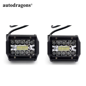 Luces de Trabajo LED RGB Combo de 4 Pulgadas Personalizadas, Modelo Side Shooter, Haz de Luz Concentrada y Difusa, Montaje Empotrado, Kit de Cubo LED RGB Halo para UTV - Product Image 3