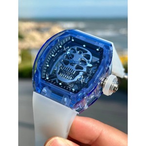 Sapphire Crystal <b>Watch</b> Fully Transparent <b>Case</b> Innovative Mechanical <b>Watch</b> Upgraded Automatic Wristwatch - Product Image 3