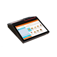 Système de point de vente (PDV) tout-en-un pour restaurant, écran tactile capacitif IPS 12,5 pouces 1080P Android/Windows, lecteur de cartes NFC 2D, Good Partner