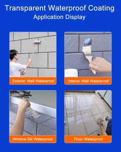 Hexion High Quality Transparent Waterproof Acrylic Liquid <b>Paint</b> Building <b>Coating</b> for Walls and Floors Brush Application - Product Image 5