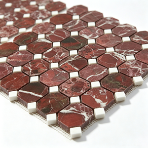 Mosaico de Mármol Rosa Levanto, Venta Directa de Fábrica, Mosaico de Mármol para Paredes y Pisos de Hoteles y Villas - Product Image 1