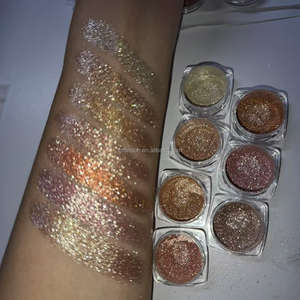 PROMOTION Paillettes Fines Très Pigmentées de Petite Taille Pigment de Maquillage sous Marque Privée Fards à Paupières Lisses Diamant - Product Image 1
