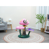 XIANGLONG Arbre à chat interactif en bois, motif animalier moderne, écologique et luxueux, avec poteau d'escalade et lit pour animaux de compagnie, pour la maison