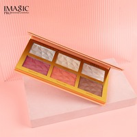 Formule mélangeable à construire Pigmentation à fort impact Polyvalent pour chaque look Palette de fard à joues de qualité professionnelle sans cruauté