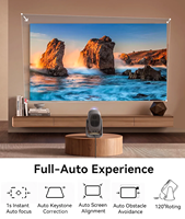 Mini projecteur intelligent OBE Oray Go 400ISO 1080P Full HD, projecteur portable pour cinéma maison, vidéo projecteur pour home cinéma