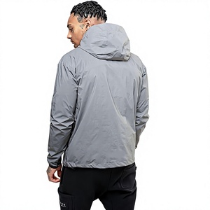 Unisex Professional High Quality Water Proof Windbreaker <b>Jacket</b> Custom Hot Sale XXXL Long Hooded <b>Rain</b> <b>Jacket</b> Wholesale Price - Product Image 2
