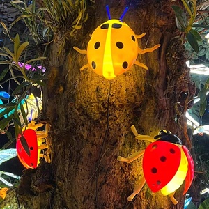 Lumières solaires dynamiques extérieures de motif d'animal d'insecte de libellule de papillon de LED pour l'éclairage au sol décoratif de festival de <span class=keywords><strong>camping</strong></span> de parc - Product Image 3