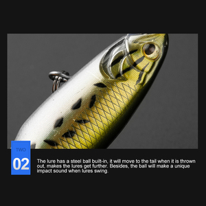 JOHNCOO 55mm 4.4g Minnow Hard Lures per Spigola 2020, Wobbler a Lenta Affondamento, Esche Artificiali da Pesca - Product Image 4