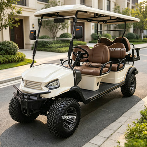 Véhicule de golf électrique homologué pour la route, 4 places, étanche, avec batterie au lithium, idéal pour les hôtels, les campus et le transport de loisirs - Offre Spéciale - Product Image 1
