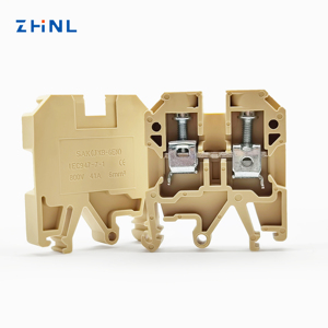 ZLDQSAKシリーズJXB-6EN 800V 41A 0.2-24-10AWG DINレール取り付け端子台コネクタ (ネジ付き) M4 - Product Image 4