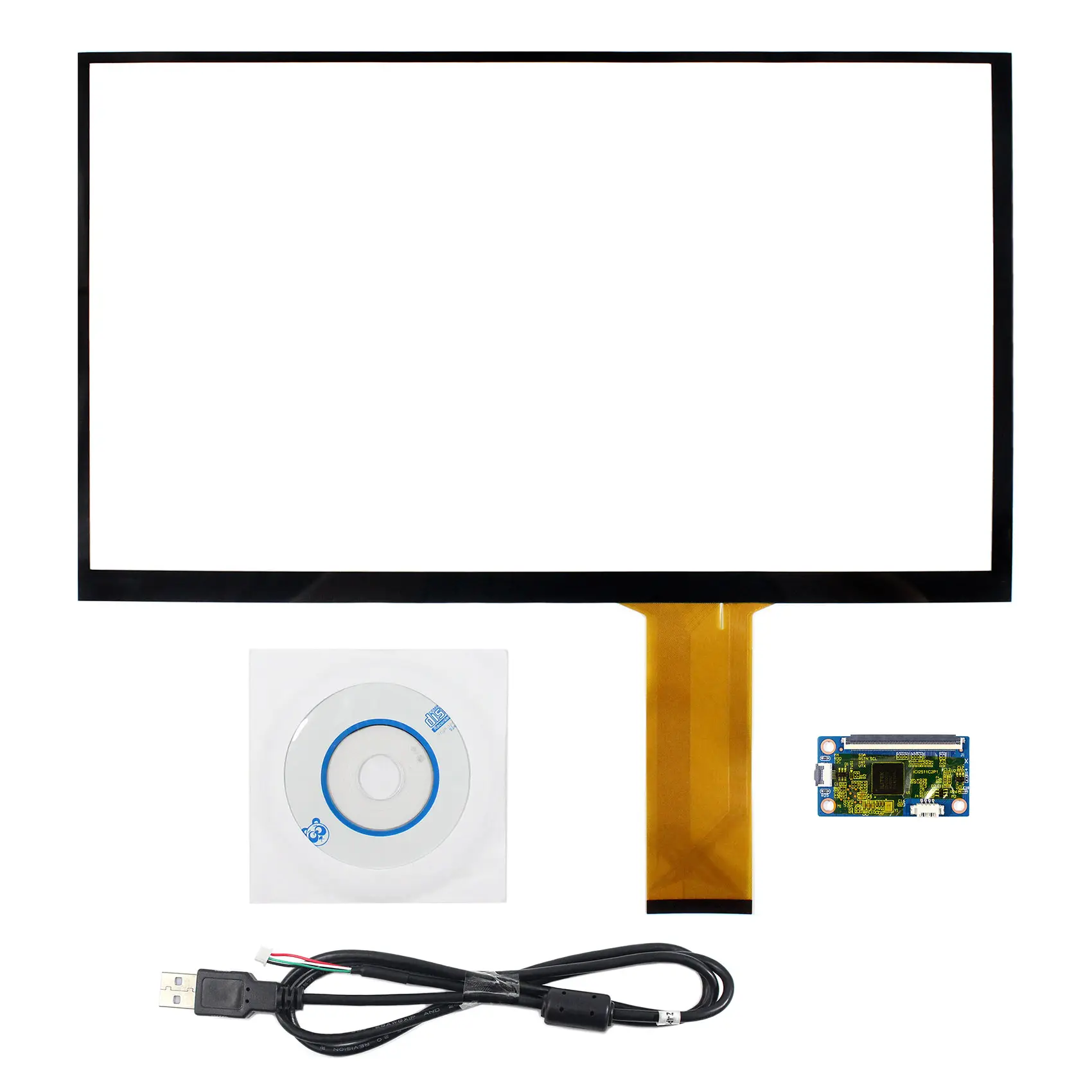 Lcd Flat Capacitieve Touchscreen Industriële Paneel Pc Met 13.3Inch 1366X768 1920X1080 16:9 Touchscreen Lcd Gaming Monitoren