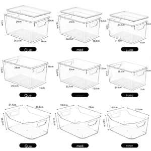 <span class=keywords><strong>Caja</strong></span> de Almacenamiento Rectangular de Plástico, <span class=keywords><strong>Caja</strong></span> de Almacenamiento de Cosméticos, Joyas, Mascarillas, Productos para el Cuidado de la Piel, Condimentos de Cocina, 18L de Gran Capacidad - Product Image 5