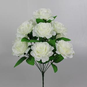 <span class=keywords><strong>Precio</strong></span> barato personalizado de alta calidad estilo moderno boda flor artificial <span class=keywords><strong>12</strong></span> ramos de <span class=keywords><strong>rosas</strong></span> polacas - Product Image 1