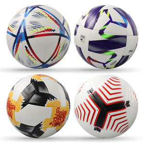 Balón de fútbol ecológico, Popular balón de fútbol juvenil, logotipo personalizado cosido, talla 5, venta al por mayor, 2023 - Product Image 6