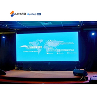 Panel de pantalla LED para interiores UHLED HD, pared de vídeo de pantalla LED publicitaria de paso fino P2 para salas de reuniones