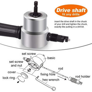 Cortador Circular de hoja de Metal, herramientas de taladro, cortador de hoja de Metal, plástico, acrílico y aluminio - Product Image 2