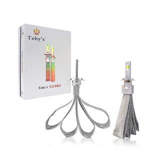 Fanless ha condotto il faro <span class=keywords><strong>luce</strong></span> <span class=keywords><strong>bianca</strong></span> 6500K sistema di auto lampadine impermeabile stoppini marca ha condotto la lampada <span class=keywords><strong>H7</strong></span> fascio basso alto - Product Image 1