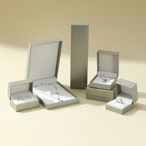 Premium Gold Shop Packaging Rigid Jewelry <strong>Box</strong> Set Gold Metallic Finish Satin Lined Necklace <strong>Ring</strong> Earring Boxes for Boutique Gift - Product Image 3