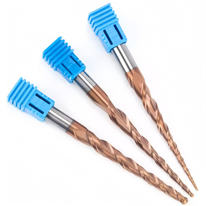 SRM Tapper Ball Nose Bit Carbure Ballnose 6mm Mèches de travail du bois Tapered CNC Bits pour la sculpture sur bois Ball Nose 6mm - Product Image 1