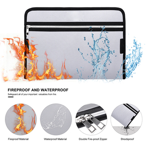 חסין אש עמיד למים בטוח תיק 13 כיסים a4 גודל הרחבת קובץ תיקיית עם מלא חדש סיליקון מצופה פיברגלס חומרים - Product Image 3