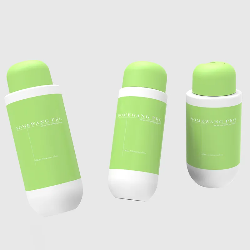 SOMEWANGスクイーズ可能250ml300ml400mlプラスチック包装ボトル化粧品HDPEシャンプーおよびディスクキャップ付きコンディショナーボトル