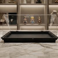 Vitrine en plastique horizontale