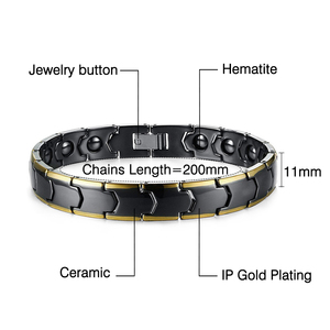 Pulsera de Hilo con Energía Bio Escalar, Ciencia Cuántica, Energía Terapéutica, Curación, Chapado en Oro, Terapia de Iones Negativos, Personalizada OEM - Product Image 6
