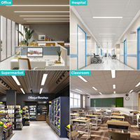 Lámpara de Techo de Calidad Premium, Panel LED Regulable con Control Remoto para el Hogar, Lámpara de Techo Empotrada
