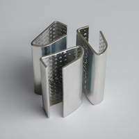 Clip de cerclage en acier en gros baguage joint ouvert clips de sangle de boucle d'emballage pour une utilisation manuelle de 1/2 "de largeur