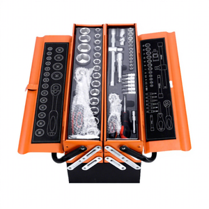 Kit d'outils multifonctionnels pour la maison, 85 pièces, pliable à trois couches, avec manivelle automatique, personnalisable OEM - Product Image 2