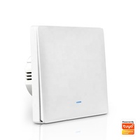 Interrupteur intelligent personnalisable Zigbee 3.0, norme UE, ligne neutre + L, 1 interrupteur, compatible Bixby Home