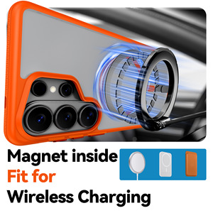 Étui en silicone TPU PC avec charge magnétique sans fil pour <span class=keywords><strong>Samsung</strong></span> S26 S25 S24 S23 S22 <span class=keywords><strong>S21</strong></span> S20 FE Ultra Plus Note 20 10 - Product Image 3