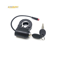 Kugoo Kukirin G2 Pro G2 Max Clé d'allumage Serrure électronique Serrure antivol Serrure antivol pour scooter électrique et skateboard avec remplacement de clé