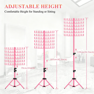 Factory Cheaper Foldable Adjustable <b>Braiding</b> Hair Rack Stand Precision-Made China Hair Storage Hair <b>Extension</b> Holder - Product Image 5