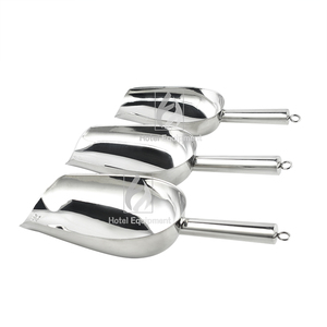 Barra de acero inoxidable 304, pala para Harina de hielo, pala para café, té suelto, pala para hielo, dulces, palomitas de maíz, azúcar, pala para comida - Product Image 1