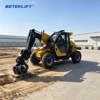 Chariot télescopique tout-terrain 7m-18m pour usage industriel et de construction, élévateur télescopique, chariot élévateur à flèche télescopique, chargeur