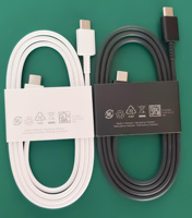 Kabel Pengisian Cepat 25WPD 3A Tipe C, Kabel Data Pengisian Cepat untuk Samsung, Kabel Original Tipe C ke Tipe C