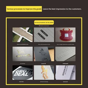 Tarjetas de Felicitación Plegables Personalizadas con Impresión de Cinco Estrellas para Comercio Electrónico, Tarjetas de Agradecimiento por Compartir Fotos, Sin Logotipo/Gráficos en Inglés - Product Image 4