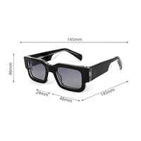 Lunettes de soleil à monture épaisse lunettes polarisées pour femmes lunettes de soleil carrées unisexe 2025 lunettes de soleil en acétate personnalisées